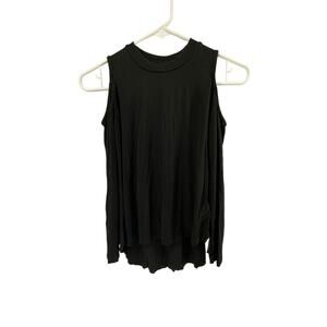 Art Class Girls' Black Long Sleeve Cold Shoulder Blouse Youth Size Medium 7/8